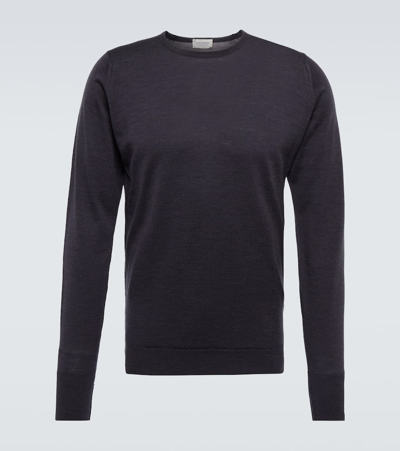 John Smedley Marcus Sweater In Hepburn Smoke