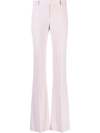 Alexander Mcqueen Crepe Pants In Neutrals