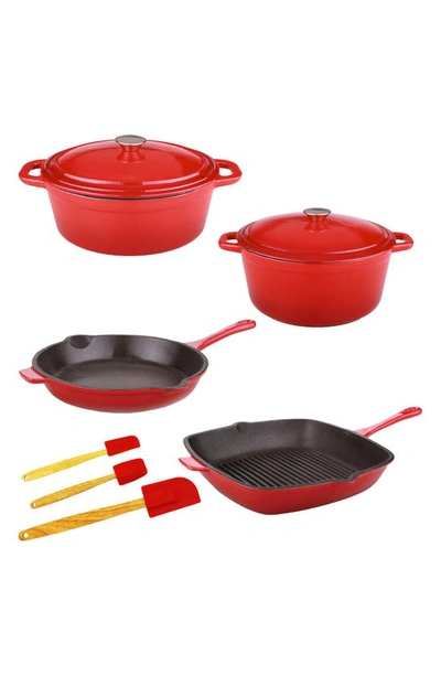 Berghoff Cast Iron Cookware Set In Red