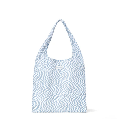 Dagne Dover Dash Grocery Tote In Check Mix In Check Mix