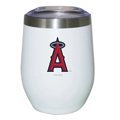 The Memory Company Los Angeles Angels 12oz. Logo Stemless Tumbler In White