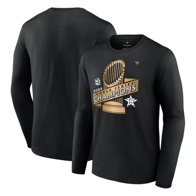 Fanatics Branded Black Houston Astros 2022 World Series Champions Parade Long Sleeve T-shirt
