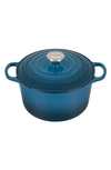 Le Creuset 5.25-quart Deep Dutch Oven In Green