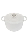 Le Creuset 5.25-quart Deep Dutch Oven In White