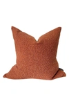 Modish Decor Pillows Boucle Pillow Cover, 18 X 18 In Orange Tones