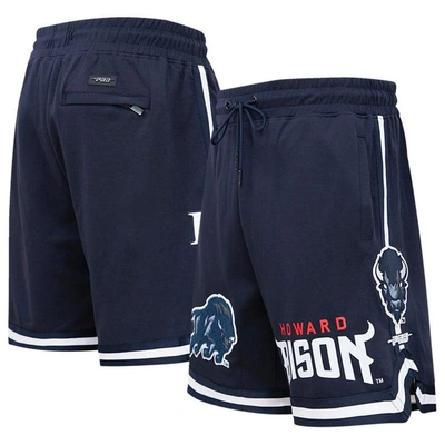 Pro Standard Navy Howard Bison University Classic Shorts