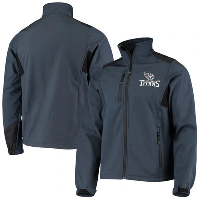 Dunbrooke Navy Tennessee Titans Circle Softshell Fleece Full-zip Jacket