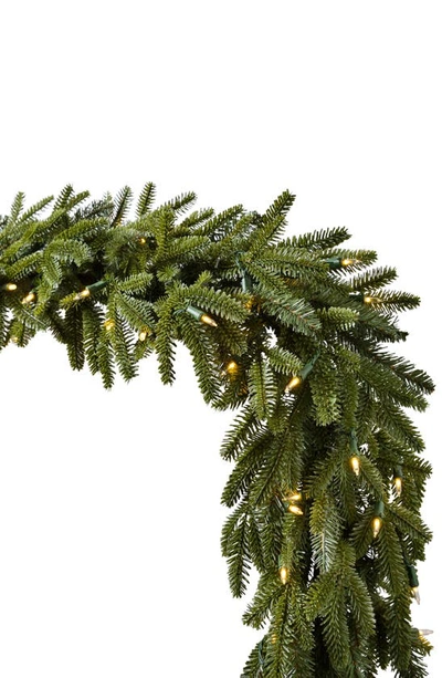 Balsam Hill Fraser Fir Pre-lit Artificial Garland In Clear Led