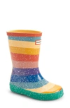 Hunter Kids' Original First Classic Waterproof Rain Boot In Multicoloured