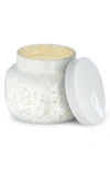 Capri Blue Volcano Mercury Etched Signature Jar Candle In White