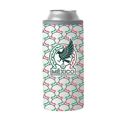 Logo Brands Mexico National Team 12oz. Stainless Slim Can Cooler In Multi