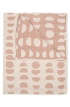 Crane Baby Jacquard Cotton Blanket In Tan