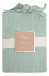 Crane Baby Fitted Crib Sheet In Green