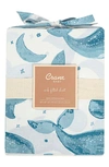 Crane Baby Fitted Crib Sheet In Blue Whale
