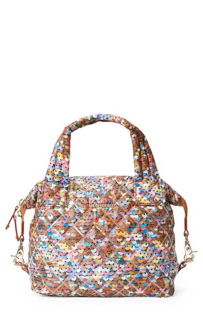 Mz Wallace Small Sutton Deluxe Tote In Multi Sequin