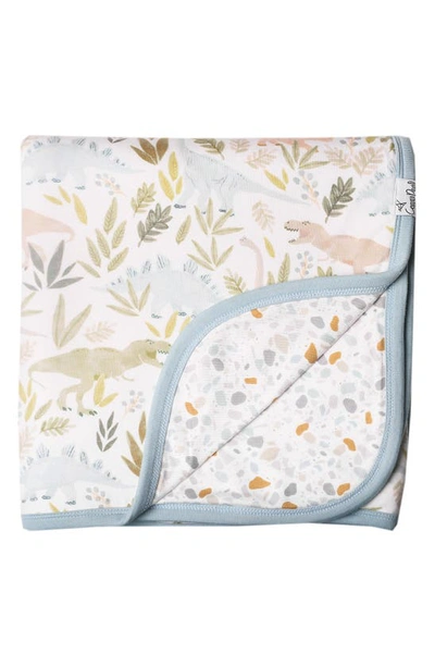 Copper Pearl Reversible Print Swaddle Blanket In Rex