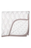 Copper Pearl Reversible Print Swaddle Blanket In Bliss