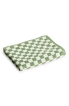 Baina Josephine Organic Cotton Hand Towel In Green