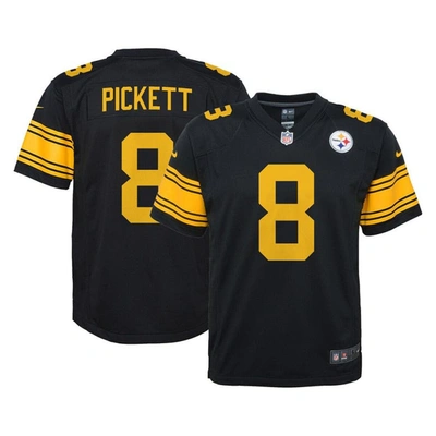 Nike Kids' Youth  Kenny Pickett Black Pittsburgh Steelers Game Jersey