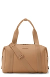 Dagne Dover 365 Large Landon Neoprene Carryall Duffle Bag In Camel