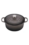 Le Creuset Signature 5.5-quart Round Enamel Cast Iron French/dutch Oven In Oyster