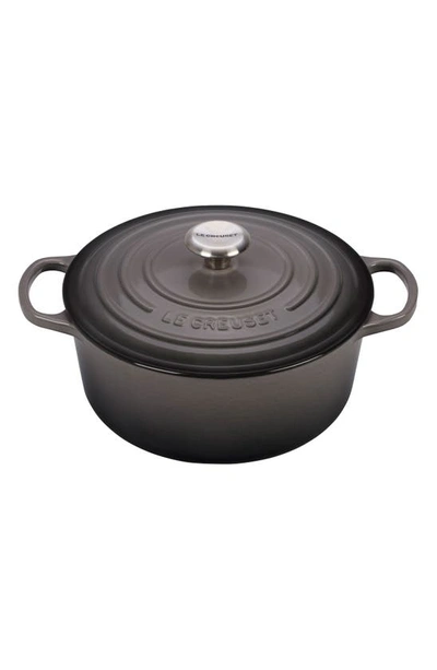 Le Creuset Signature 5.5-quart Round Enamel Cast Iron French/dutch Oven In Oyster