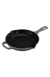 Le Creuset Signature Handle 9 Inch Enamel Cast Iron Skillet In Oyster