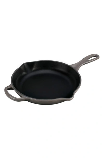 Le Creuset Signature Handle 9 Inch Enamel Cast Iron Skillet In Oyster