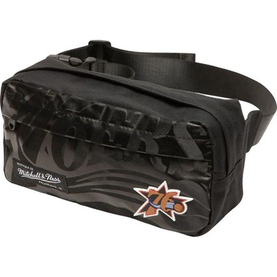 Mitchell & Ness Women's  Black Philadelphia 76ers Hardwood Classics Fanny Pack