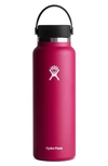 Hydro Flask 40-ounce Wide Mouth Cap Water Bottle In Snapper