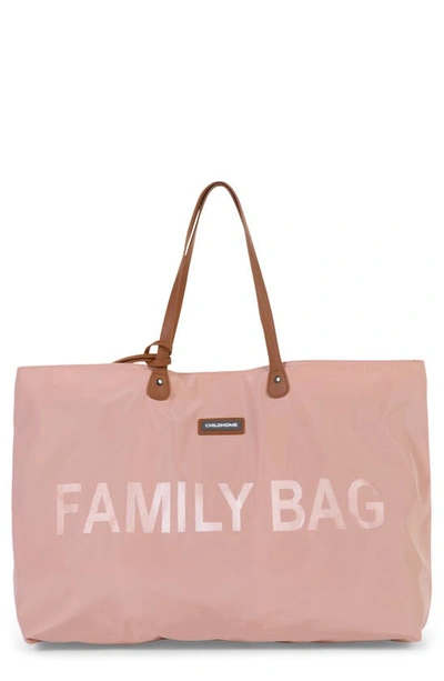 Childhome Babies' 'family Bag' Large Diaper Bag In Pink Copper