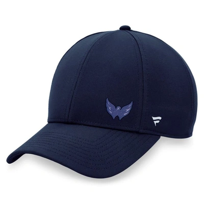 Fanatics Branded Navy Washington Capitals Authentic Pro Road Structured Adjustable Hat