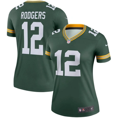 Nike Aaron Rodgers Green Green Bay Packers Legend Jersey