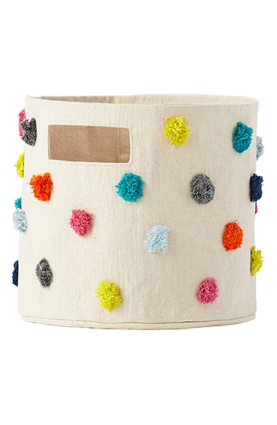 Pehr Mini Pompom Canvas Bin In Miscellaneous Group