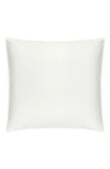 Matouk Basketweave Cotton Sateen Euro Sham In Bone