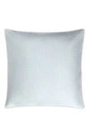 Matouk Basketweave Cotton Sateen Euro Sham In Pool