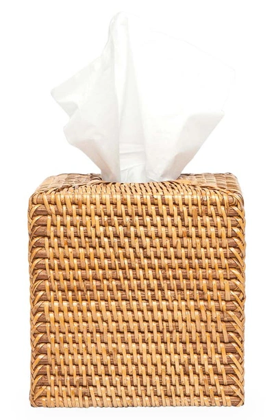 Pigeon & Poodle Dalton Tissue Box Cover In Brown