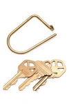 Craighill Wilson Key Ring In Brass