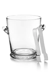 Ralph Lauren Ethan Ice Bucket & Tongs Set In White