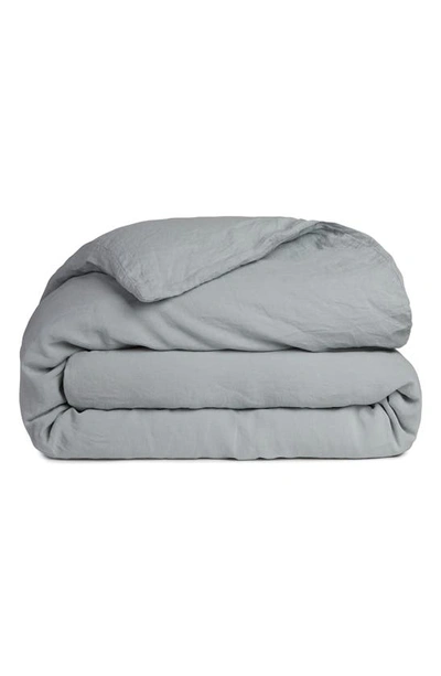 Parachute Linen Duvet Cover In Slate Blue