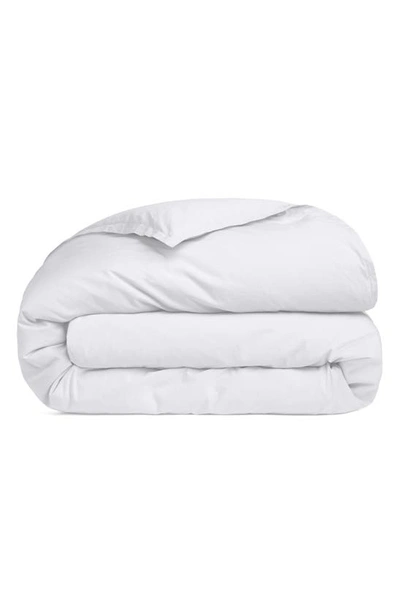 Parachute Percale Duvet Cover In White