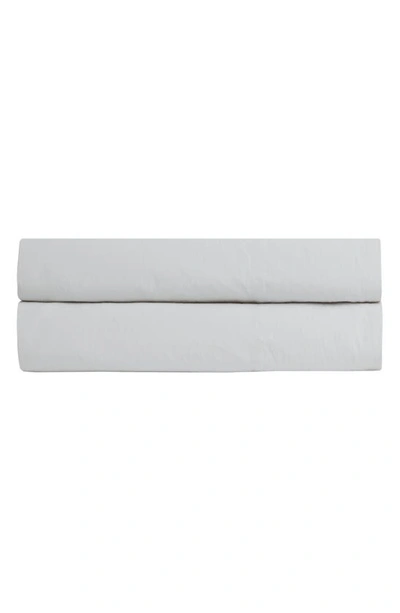 Parachute Percale Fitted Sheet In Light Grey