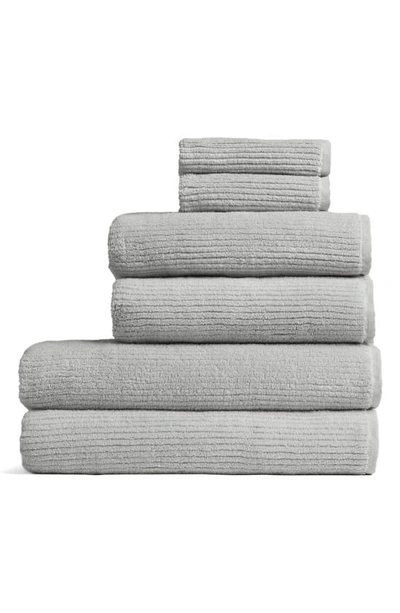 Parachute Soft Rib Bath Essentials In Light Grey