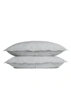 Parachute Percale Sham Set In Light Grey