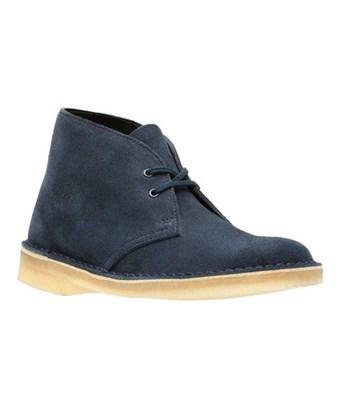 clarks desert boots navy