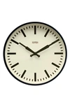 Cloudnola Factory Wall Station Clock In Black