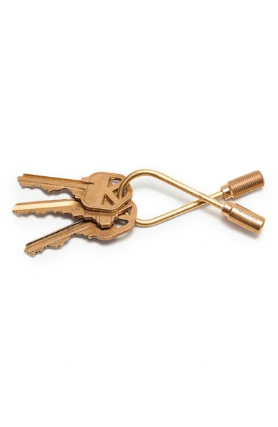 Craighill Closed Helix Brass Key Ring