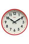 Cloudnola Factory Wall Clock In Red