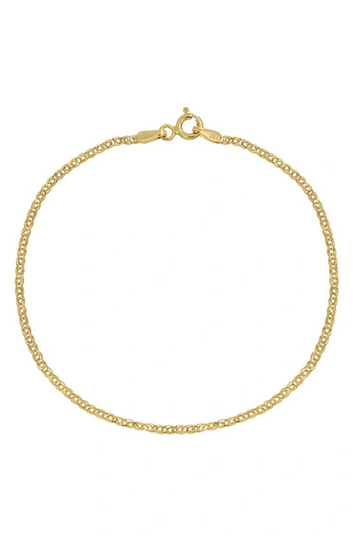 Bony Levy 14k Gold Double Curb Chain Bracelet In 14k Yellow Gold