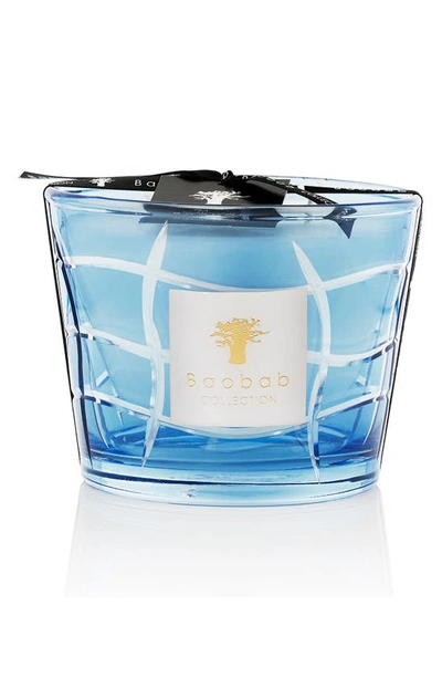 Baobab Collection Waves Glass Candle In Belharra